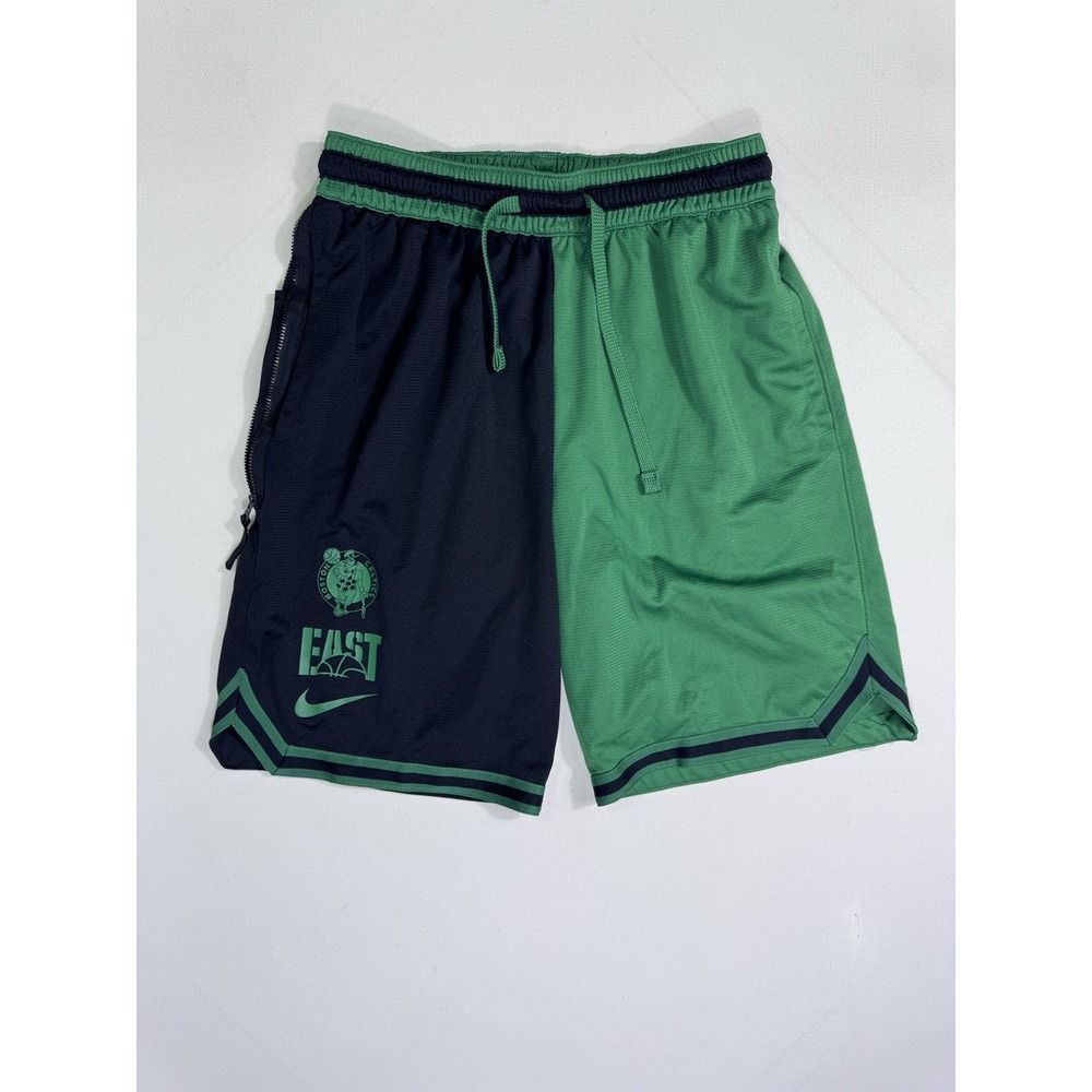 Nike Boston Celtics NBA Shorts Mens Small Black Green Dri-Fit DR9354-312 East